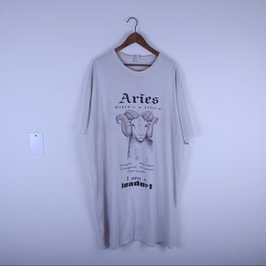 Aries Tee Shirt Dress